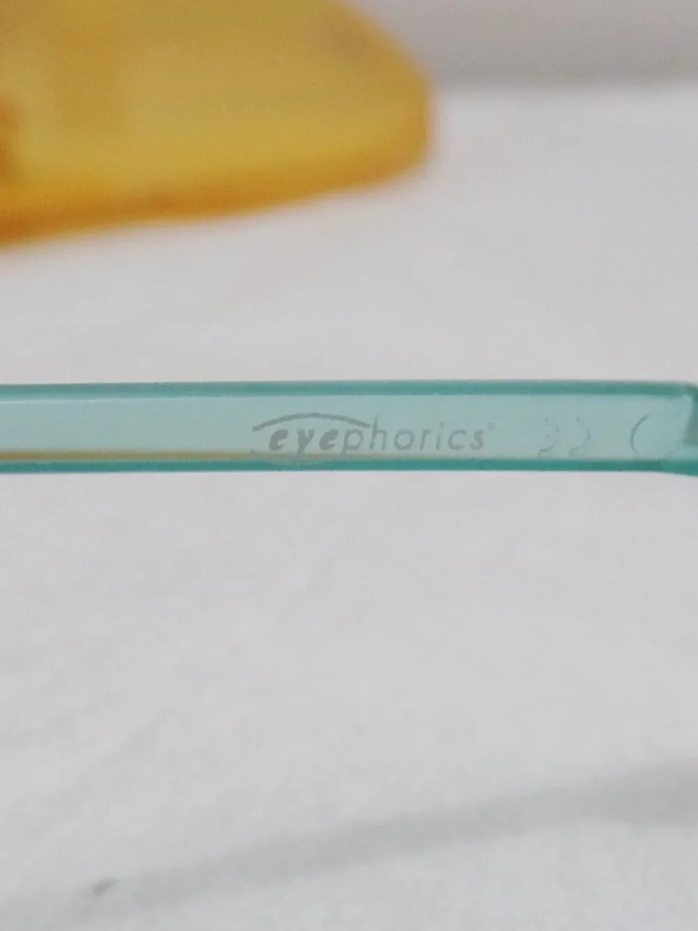 Eyephorics Rimless Light Blue Eyeglass Frames Swiss Made
